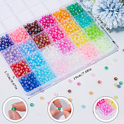 1440pcs 24 Arten transparente Acrylperlen&nbsp;MACR-SP0001-38