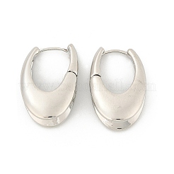 Boucles d'oreilles en laiton de cercle pour les femmes&nbsp;LS-EJEW-U041-04P
