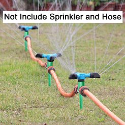 Rasensprinkler aus Kunststoff&nbsp;AJEW-GA0002-19
