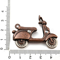 Tibetischer stil Aluminium Anhänger & Charms&nbsp;FIND-C052-05R
