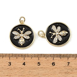 Pendentifs en laiton zircon cubique transparent&nbsp;CU-CBA9175-07G