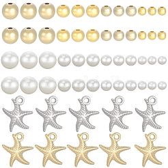 590 Stück 4 Arten CCB-Kunststoffperlen&nbsp;CCB-PA0001-22