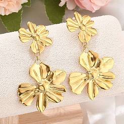 Pendientes colgantes de acero inoxidable 304&nbsp;EJEW-D310-01G