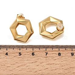 Boucles d'oreilles à tige en acier inoxydable 304&nbsp;EJEW-D362-09G