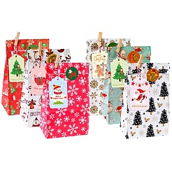 Étiquettes en papier thème noël&nbsp;X1-CDIS-H003-03