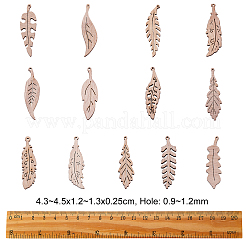 100pcs décorations de pièces de bois non finies&nbsp;WOOD-CJ0001-59