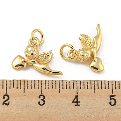 Micro Pave Bijoux de zircone cubique en laiton de placage en râtelier&nbsp;KK-E093-02G