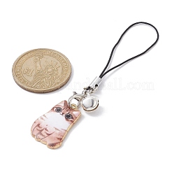 Cinghie mobili smaltate in lega di gatto&nbsp;HJEW-JM01441