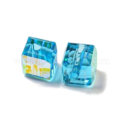 Perles en verre electroplate&nbsp;EGLA-Z004-04A-06