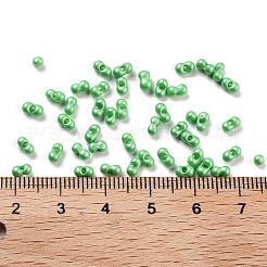 Perline di semi di vetro di colori opachi&nbsp;SEED-A033-06O