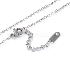 Collane a catena in acciaio inossidabile 304&nbsp;NJEW-G081-10P