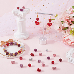 56 Stück Polymer Clay Pflastersteine mit Valentinstagsmotiven&nbsp;RB-SC0001-20