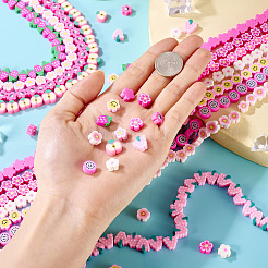 10 Strang 10 Stile handgemachte Polymer Clay Perlenstränge&nbsp;CLAY-TA0001-72B