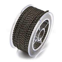 Cordón redondo trenzado de nailon de 20 m&nbsp;NWIR-A011-01P
