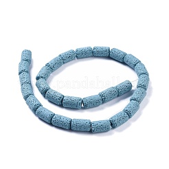 Fili di perle di roccia lavica naturale&nbsp;G450-B02