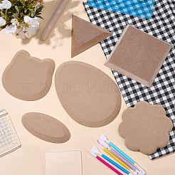 6 pièces 6 styles de planches de bois mdf&nbsp;DIY-OC0016-35