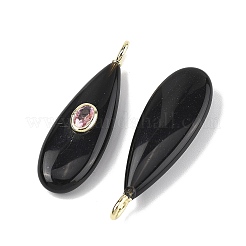 Natürlichen Obsidian Anhänger&nbsp;G-D357-03D
