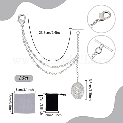 Taschenuhrkette aus Messing&nbsp;HJEW-PH02443