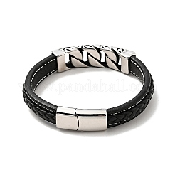 Pulsera de eslabones de cadena de acero inoxidable 304 con cierre magnético&nbsp;BJEW-C021-24P