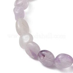Pulseras de cuentas de amatista y lavanda natural&nbsp;BJEW-JB13145