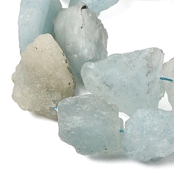 Natürliche Aquamarin Perlen Stränge&nbsp;G-S386-C18