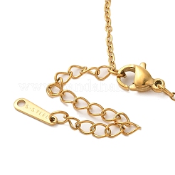 Goldene 202 Edelstahl-Halsketten mit Sternbild-Anhänger&nbsp;LS-NJEW-K380-02G-12