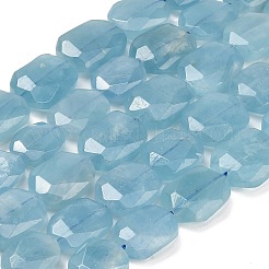 Natürliche Aquamarin absolvierte Perlen Stränge&nbsp;G-B178-H01-01