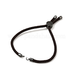 Halbfertige verdrehte Mailänder Seil-Gleitarmbänder&nbsp;FIND-G032-01B