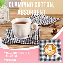 Tapis de tasse en coton&nbsp;MB-TAC0001-14B