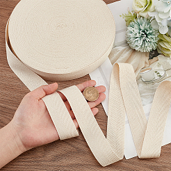 Flaches Polycotton-Köperbandband&nbsp;OCOR-WH0066-92I-01