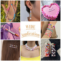 500pcs perles acryliques&nbsp;SACR-TA0001-55P