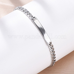 Bracelets à maillons en acier inoxydable 304&nbsp;BJEW-A032-06P