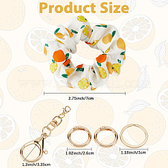 DIY-Sets zur Herstellung von Schlüsselanhängern aus Stoffarmbändern&nbsp;DIY-CN0003-22A