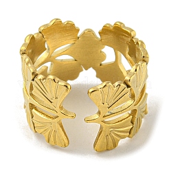 Anillo de banda ancha de acero inoxidable 304&nbsp;RJEW-C067-02G