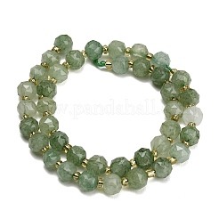 Colliers de perles en verre imitation jade teintées&nbsp;GL-Z001-02B-02