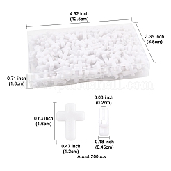 200 pz perline acriliche opache&nbsp;SACR-FS0001-39I