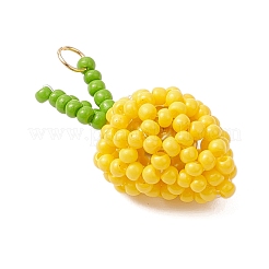 Mango-Anhänger aus Glasperlen&nbsp;PALLOY-MZ00893-02