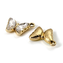 Pendenti in vetro in lega di placcatura uv&nbsp;FIND-K032-22G