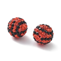 Polymer Ton Strass Perlen&nbsp;PORC-A027-01B