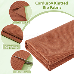 Gestrickter Rippenstoff aus Cord&nbsp;DIY-WH0037-34C