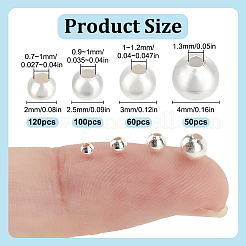 925 cuentas de plata esterlina&nbsp;STER-DR0001-08C