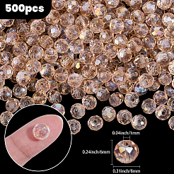 Perle di vetro placcato 500 pz&nbsp;EGLA-PA0001-44C-02