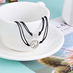 Ensemble de bracelets à maillons papillon en acier inoxydable 430 de 3 styles&nbsp;JB723A