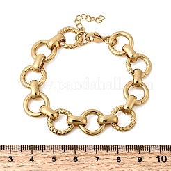 Gliederkettenarmbänder aus 304 Edelstahl für Damen&nbsp;BJEW-P388-02B-G