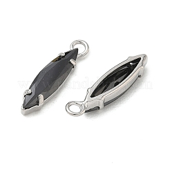 Messing pflastern schwarze Zirkonia-Anhänger&nbsp;CU-CBAD360-09P-02
