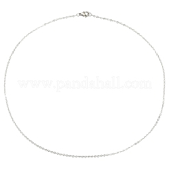 10 Stück 304 Edelstahl-Kettenhalsketten-Set für Männer und Frauen&nbsp;NJEW-YW0001-06