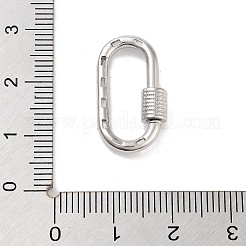 Anelli portachiavi in ottone con micro pavé di zirconi trasparenti&nbsp;KK-M293-49P