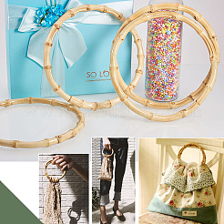 Umweltfreundlicher Bambus-Taschengriff für handgefertigte Handtaschen-DIY-Taschen-Accessoires&nbsp;FIND-PH0015-32