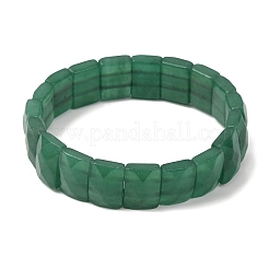 Bracelets extensibles unisexes en perles de jade naturel de Malaisie&nbsp;G-K303-02E
