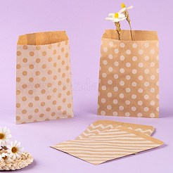 100 Stück 4 Muster umweltfreundliche Kraftpapiertüten&nbsp;CARB-LS0001-02A